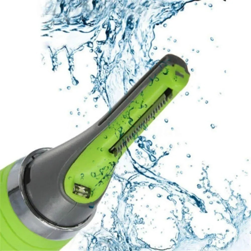 Hot Men Nose Ear Face Neck Eyebrow Hair Mustache Beard Trimmer Shaver Clipper
