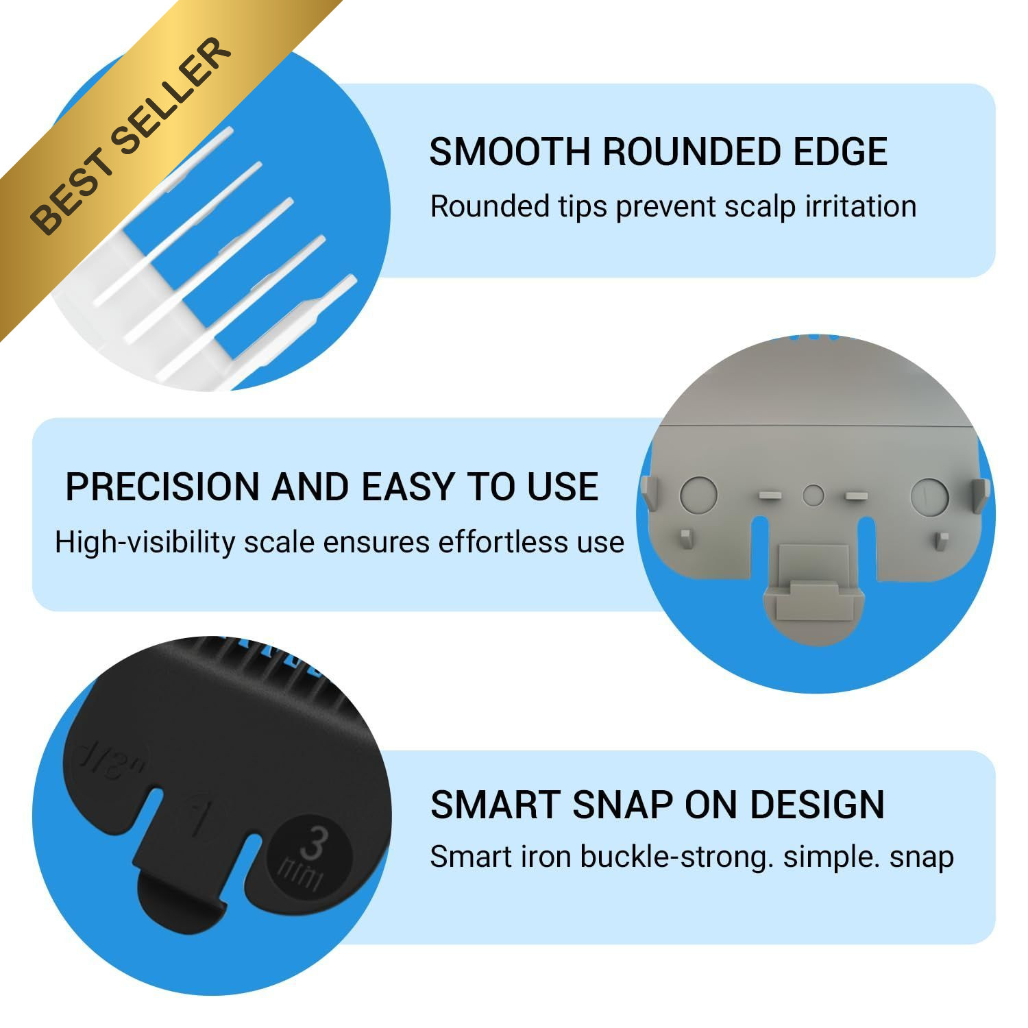 Wahl Clipper Guard 1.5mm #3137-101 1/16 Replacement Guide Comb 2 Pack