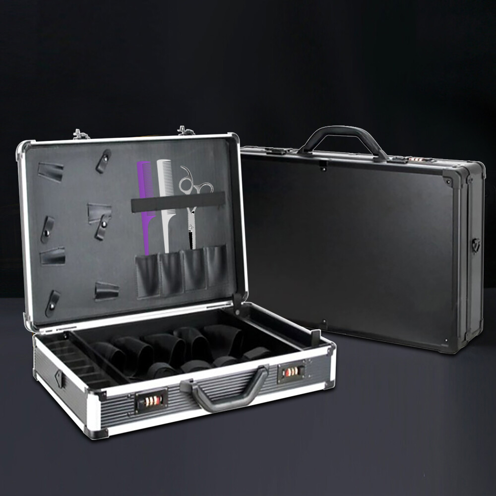 Barber Stylist Suitcase, Carrying Case, For Clippers Trimmers Scissors Tool Box