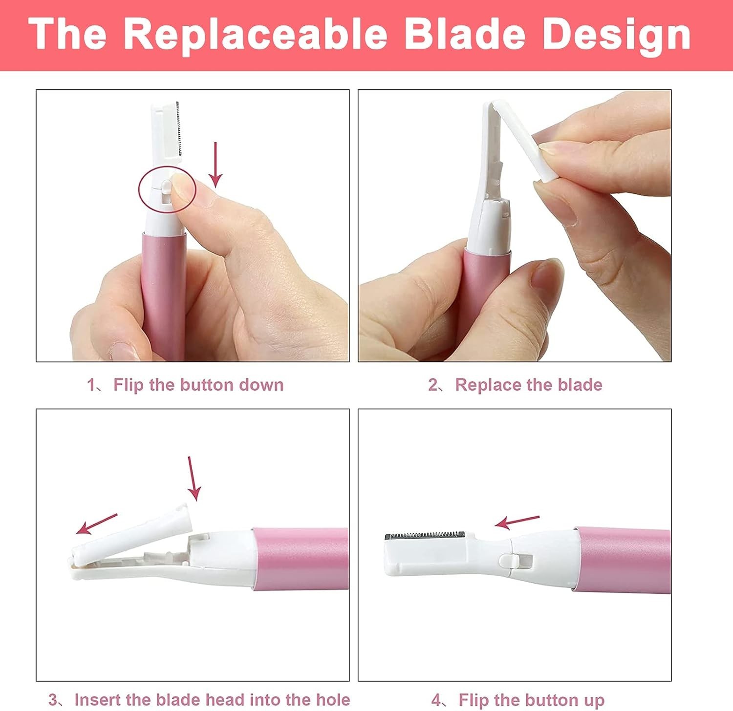 Micro Touch Max Personal Ear Nose Neck Eyebrow Hair Trimmer Groomer Remover US