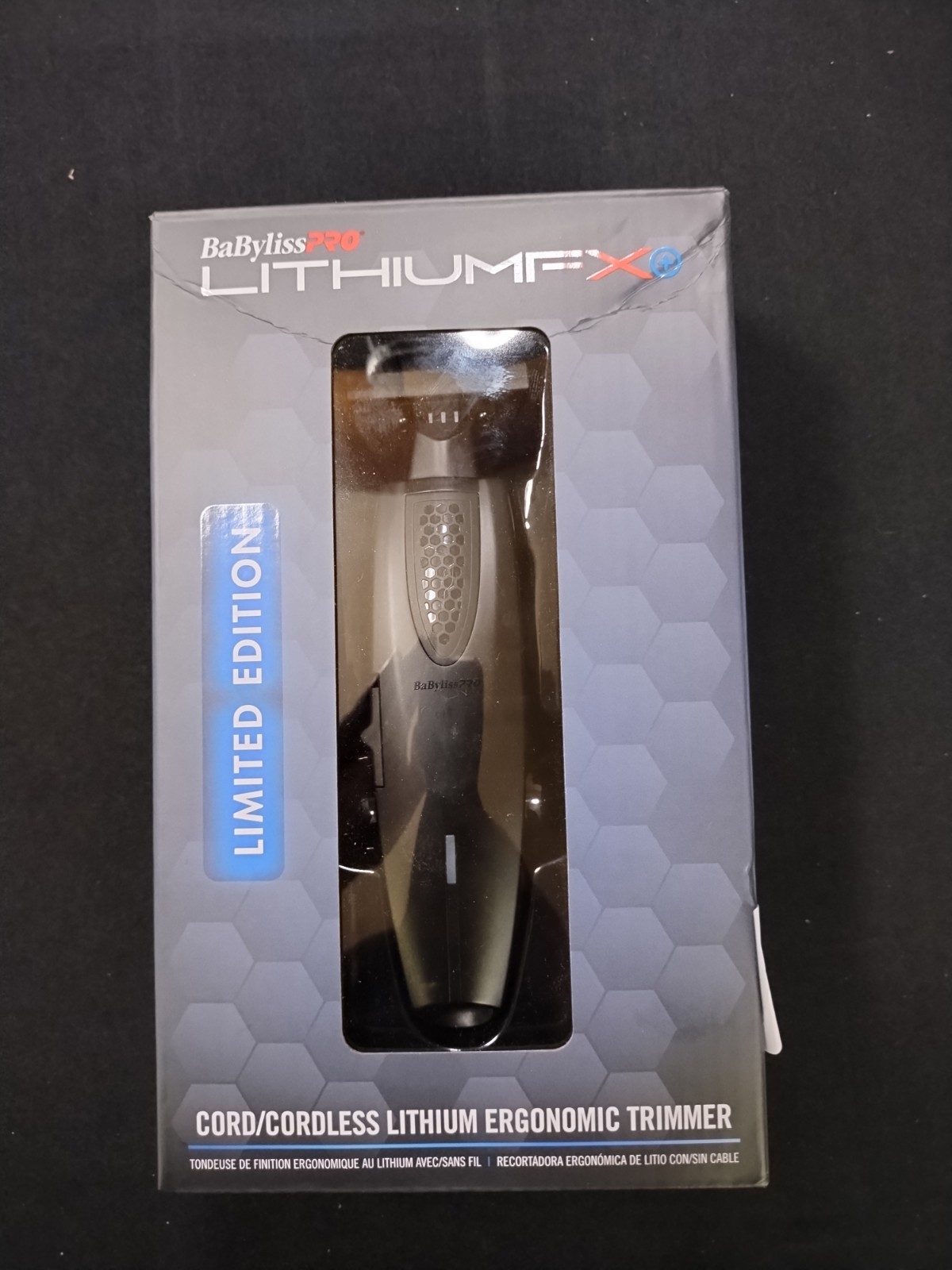 BaBylisPRO FX707BL LithiumFX+ Cord/Cordless Ergonomic Trimmer 6800RPM