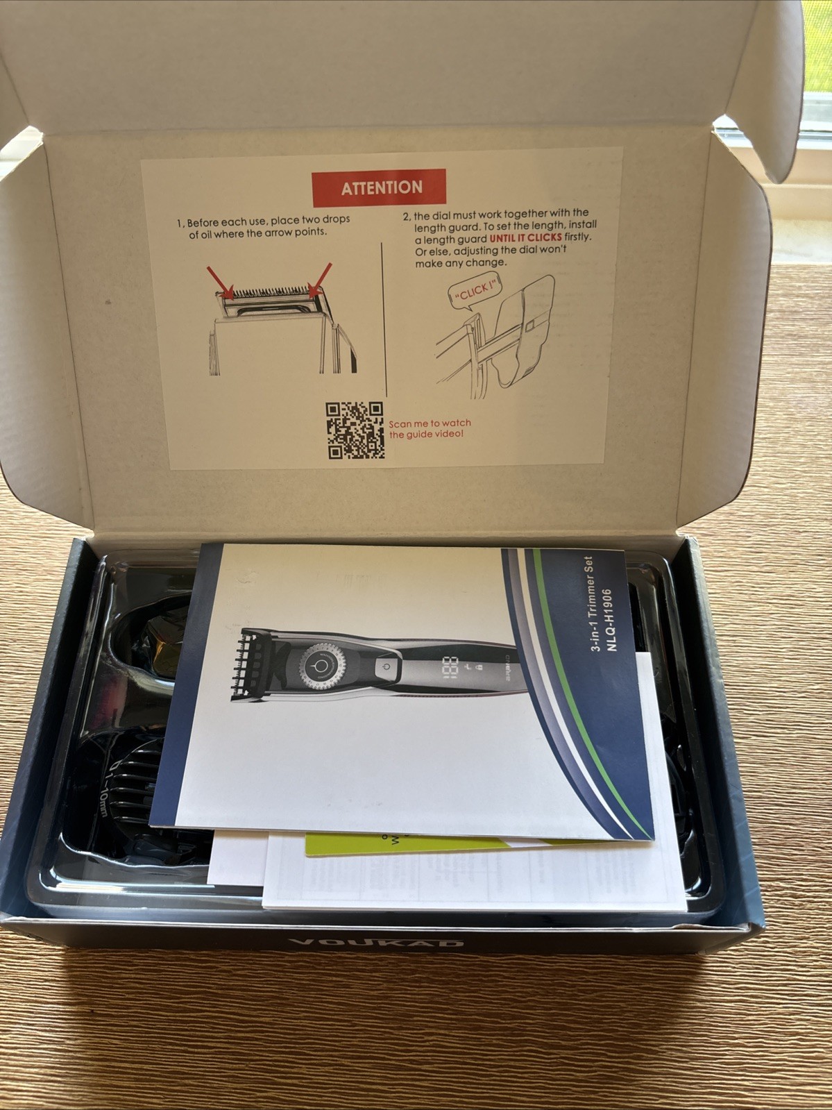Voukad 3 In 1 Trimmer Set NLQ-H1906