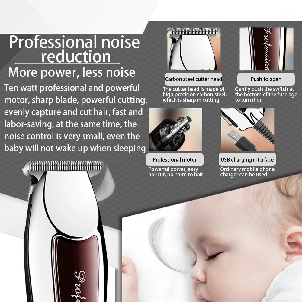 Rechargeable Cordless Hair Trimmer for Men Grooming Professional Electric Hair C