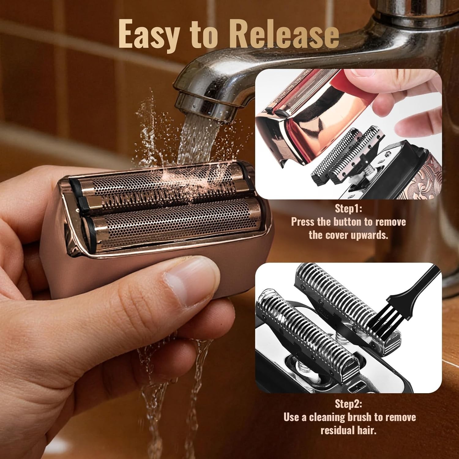 Ufree Foil Shavers Electric Razor for Men, Beard Trimmer Grooming Shaving Kit