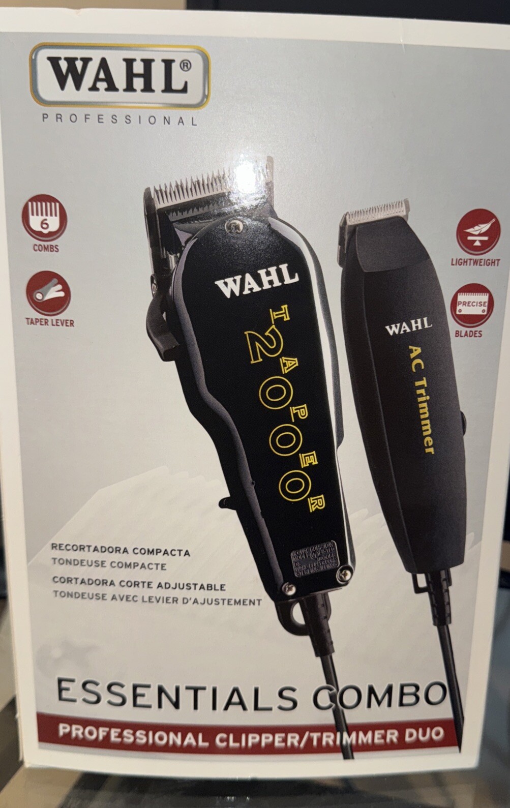 *Wahl # 8329 ESSENTIALS CLIPPER/TRIMMER COMBO last one