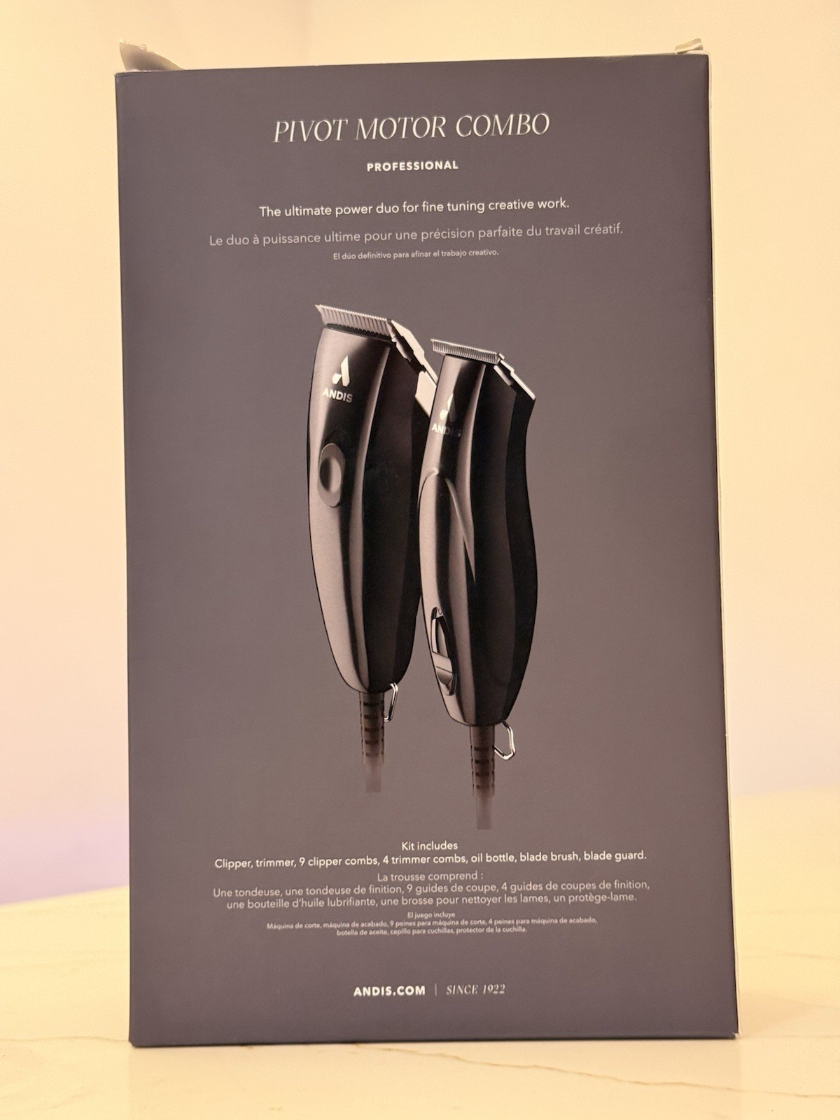Andis Pivot Motor Combo – Professional Clipper & Trimmer 20-Piece Kit
