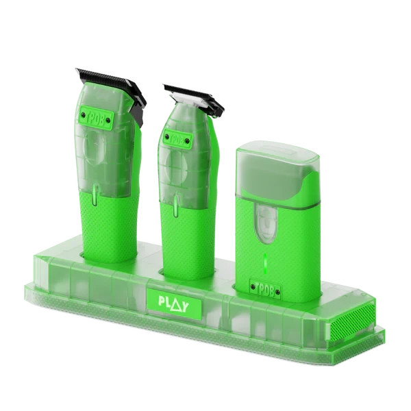 TPOB PLAY Mini Transparent Green Bundle – Clipper Trimmer Shaver