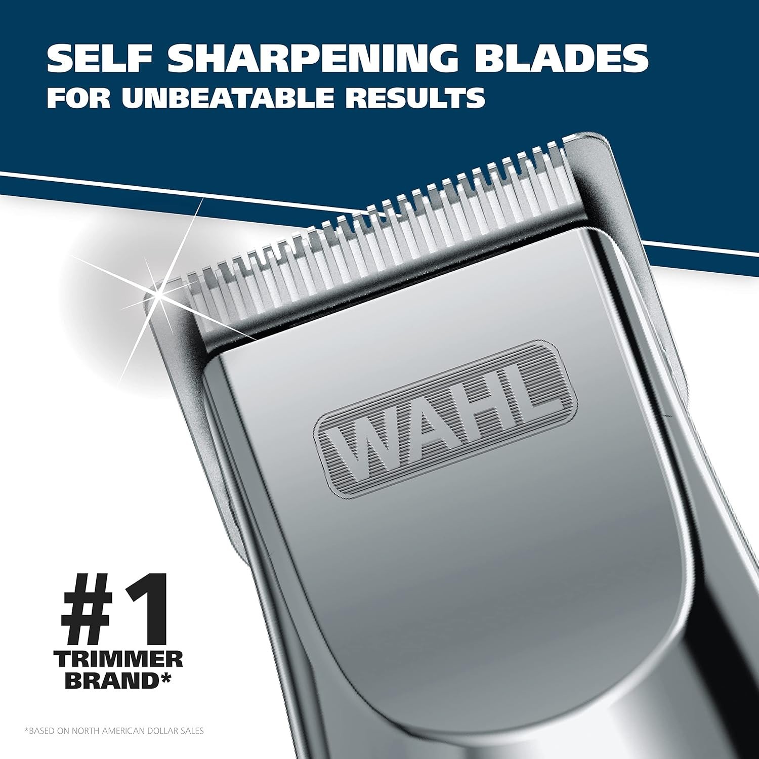Groomsman Rechargeable Beard Trimmer Kit in Silver/Black