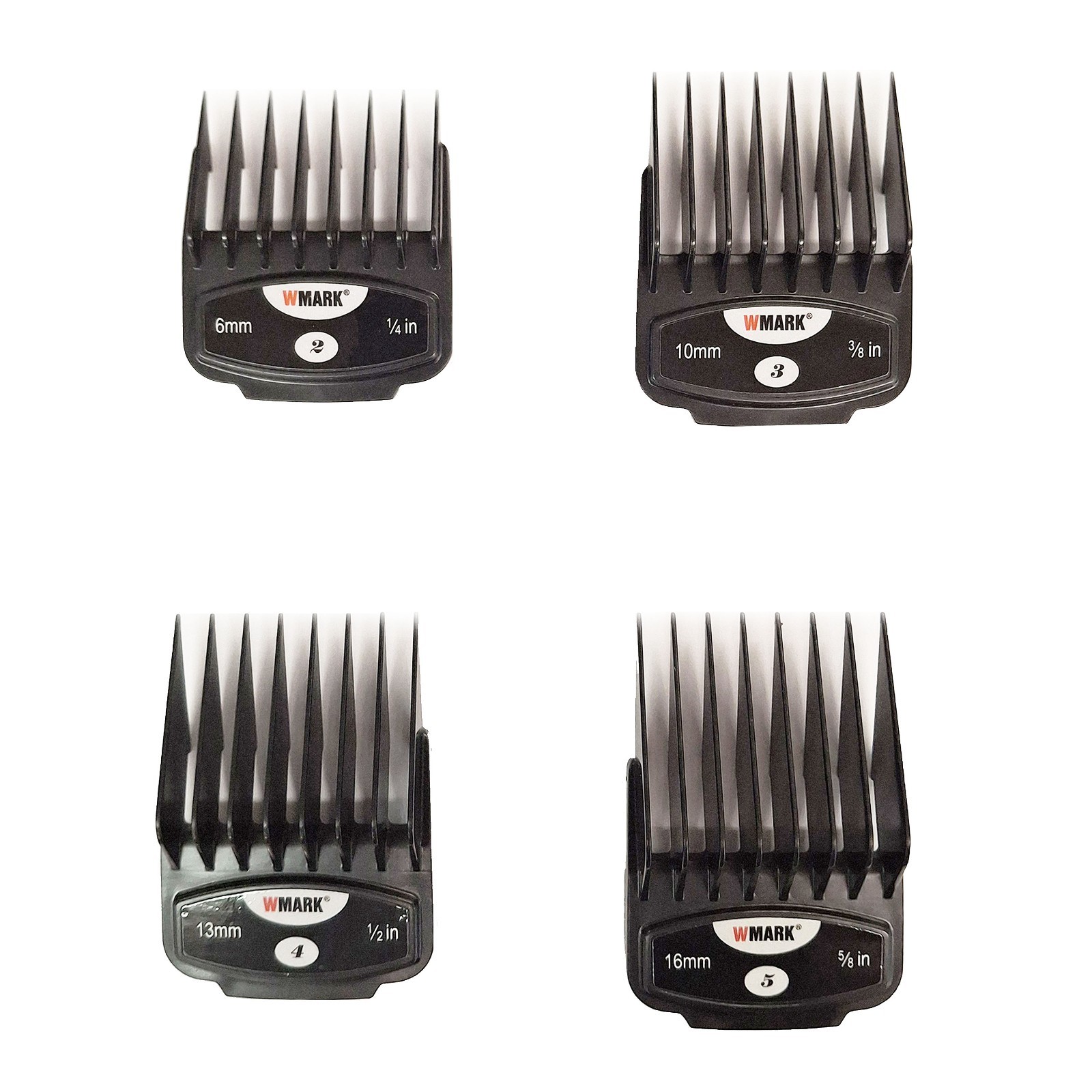 WMARK 8-in-1 Magnetic Guide Comb Set 8 Piece 1 Magnet Hair Clipper Attachments
