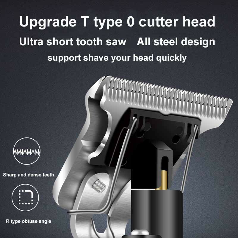 Men Hair Clippers Trimmer Shaver Cutting Beard Cordless Barber T-Blade Seller US