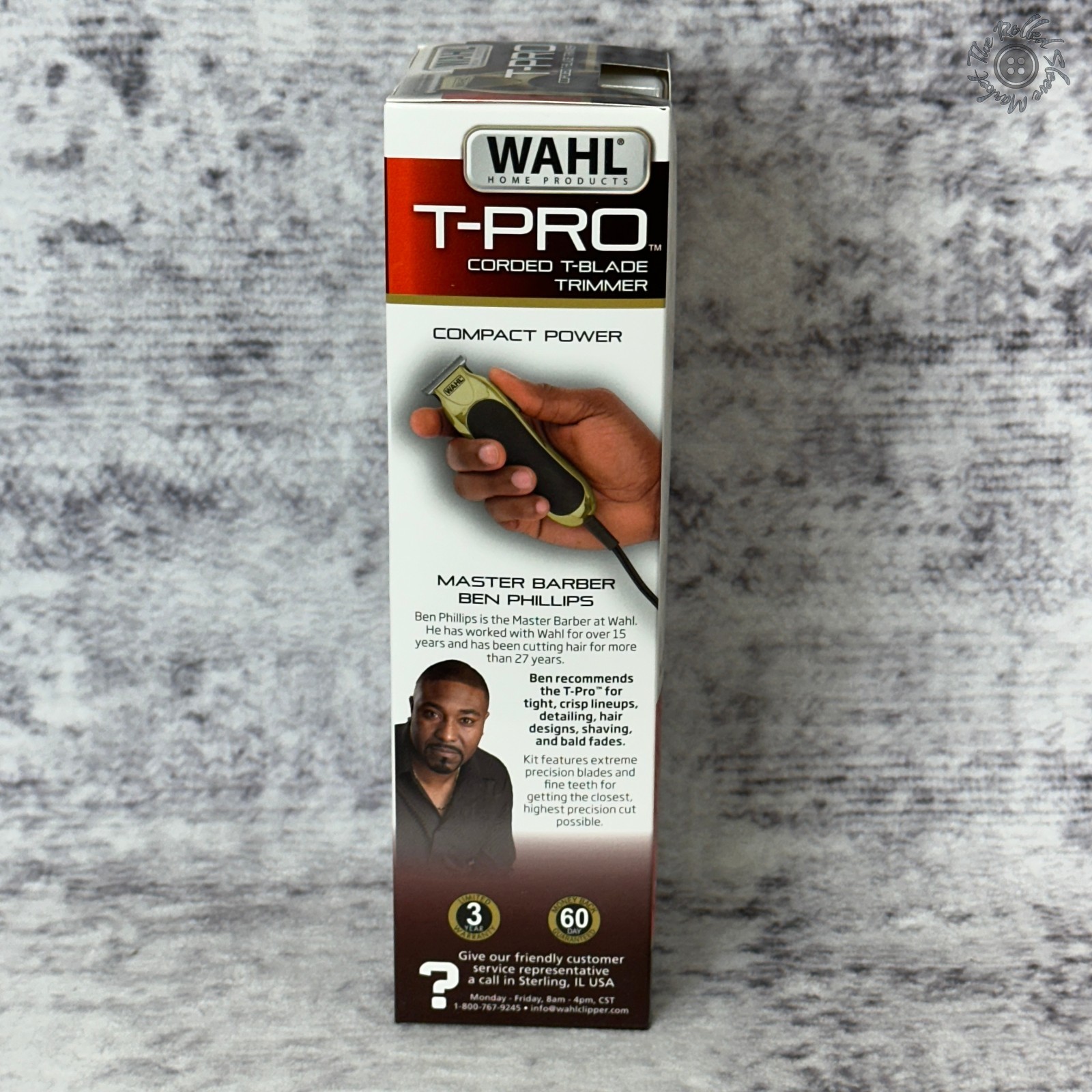 NIB Wahl T-Pro 9307-300 Corded T-Blade Trimmer Gold Black Beard Shave