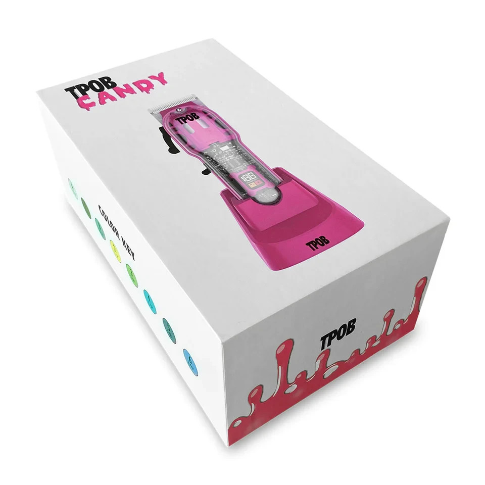 TPOB Slime 2 Pink Candy Edition Barber Hair Clippers 440C Titanium Taper £69.99