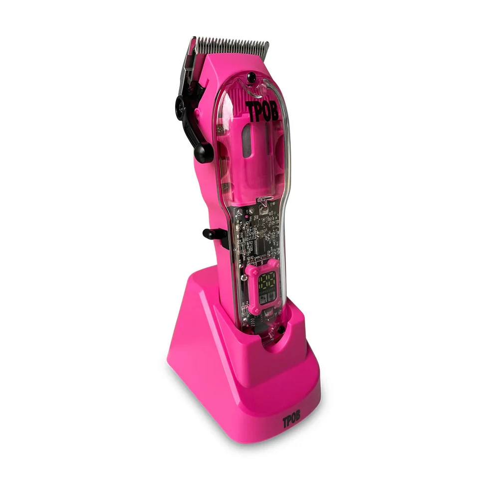 TPOB Slime 2 Pink Candy Edition Barber Hair Clippers 440C Titanium Taper £69.99