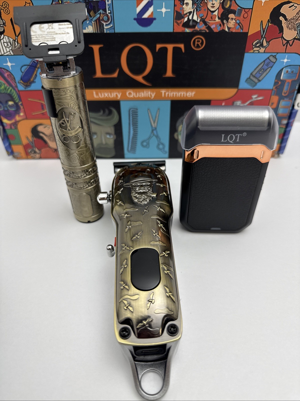 LQT Professional Hair Clippers for Men, Hair Trimmer Cordless Barber Clippers