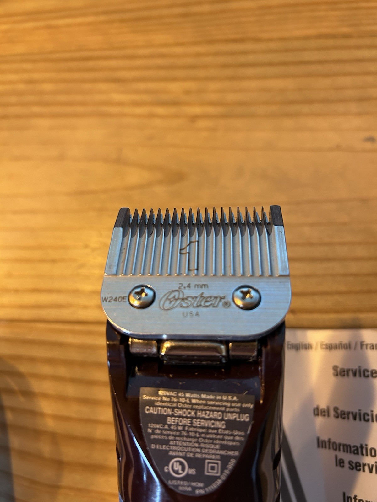 Oster Classic 76 Corded Hair Clipper w/ 2 Heads