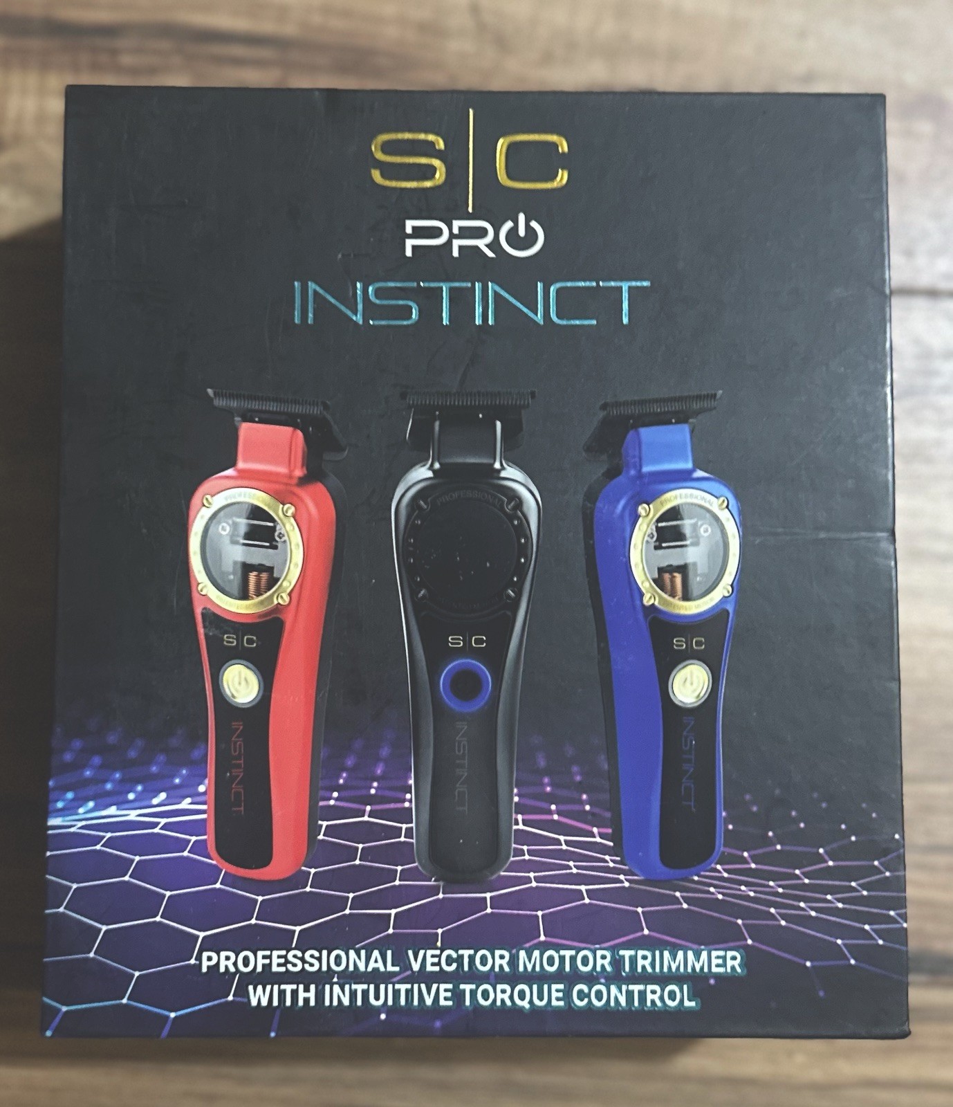 STYLECRAFT Instinct Professional Vector Hair Trimmer – Black/Blue