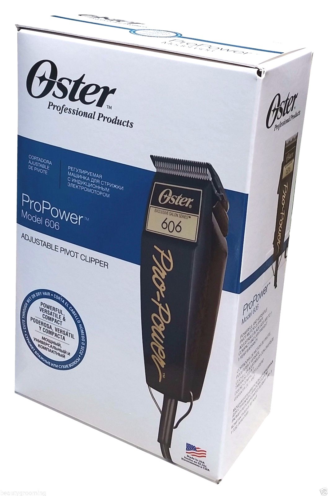 Oster 220v Pro Power 606 Pivot Clipper Adjustable Blade 76606-950 FREE DVD New