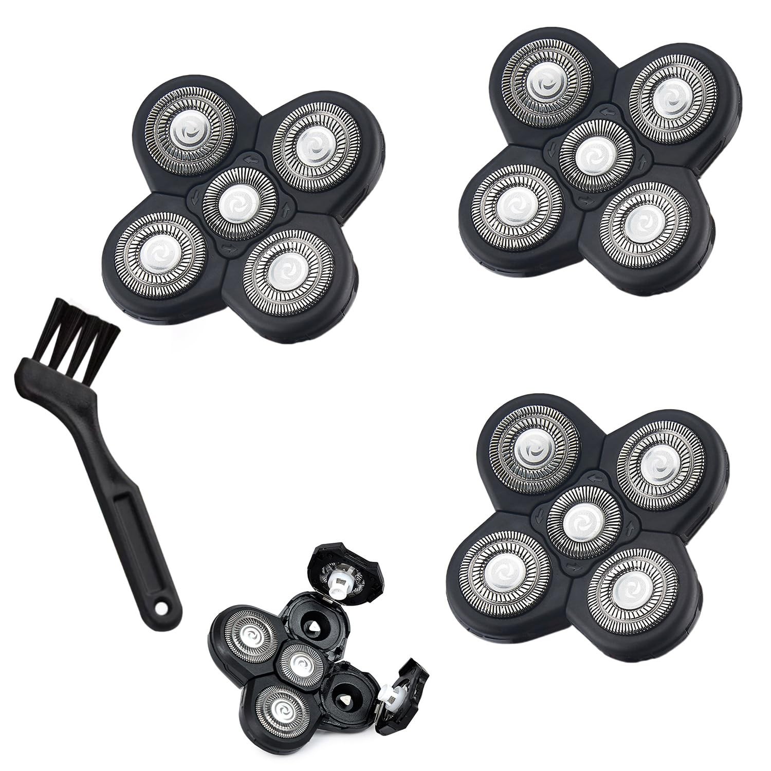 5-Blade Electric Shaver Head Replacement for Freebird