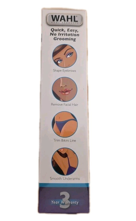 Wahl True Confidence Fast & Easy Hair Removal Face & Body Hair Kit New B-10