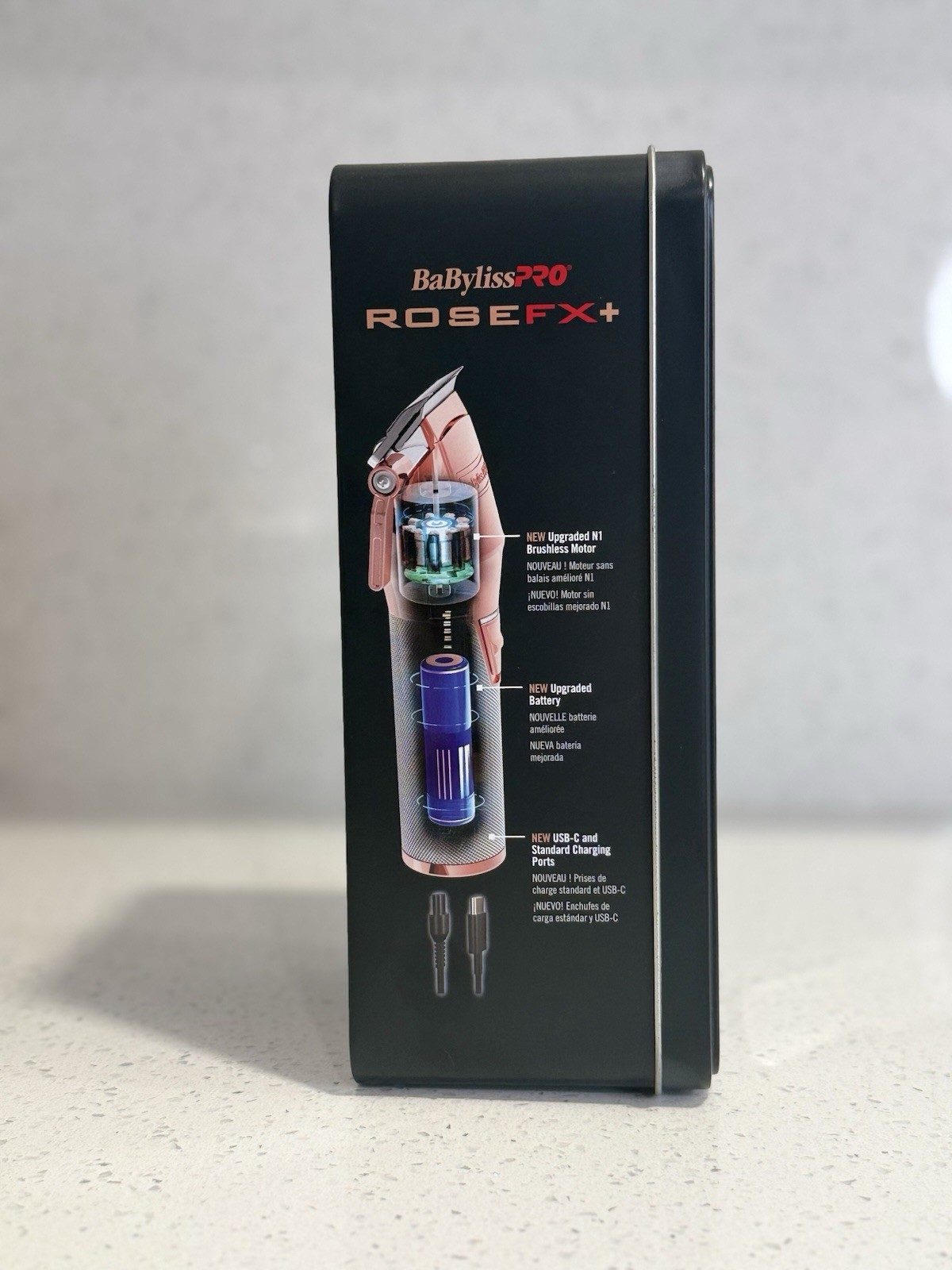 BaBylissPRO RoseFX+ All-Metal Lithium Clipper – FX801J New