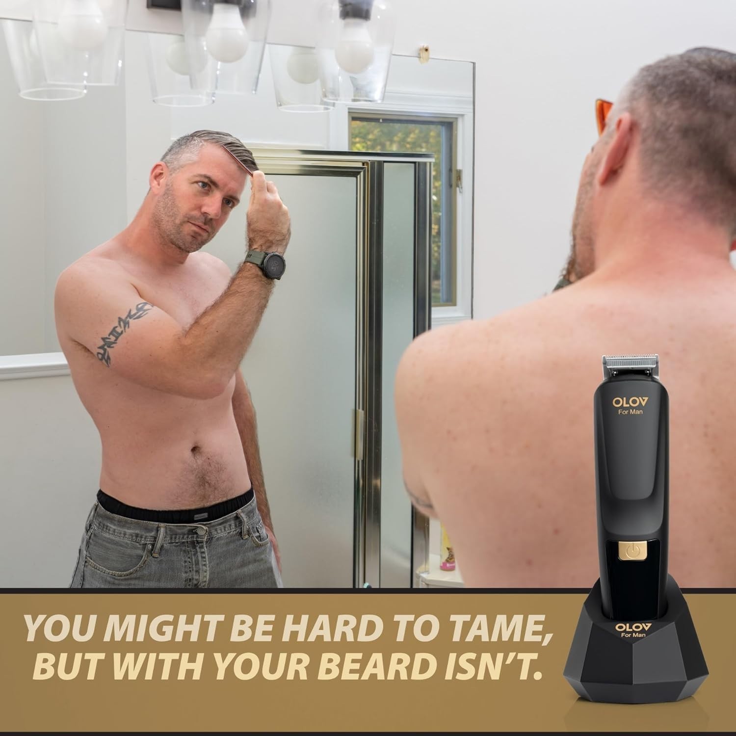 Beard Trimmer, 21 Piece All-in-One Mens Grooming Kit and Hair Clipper, Nose, …
