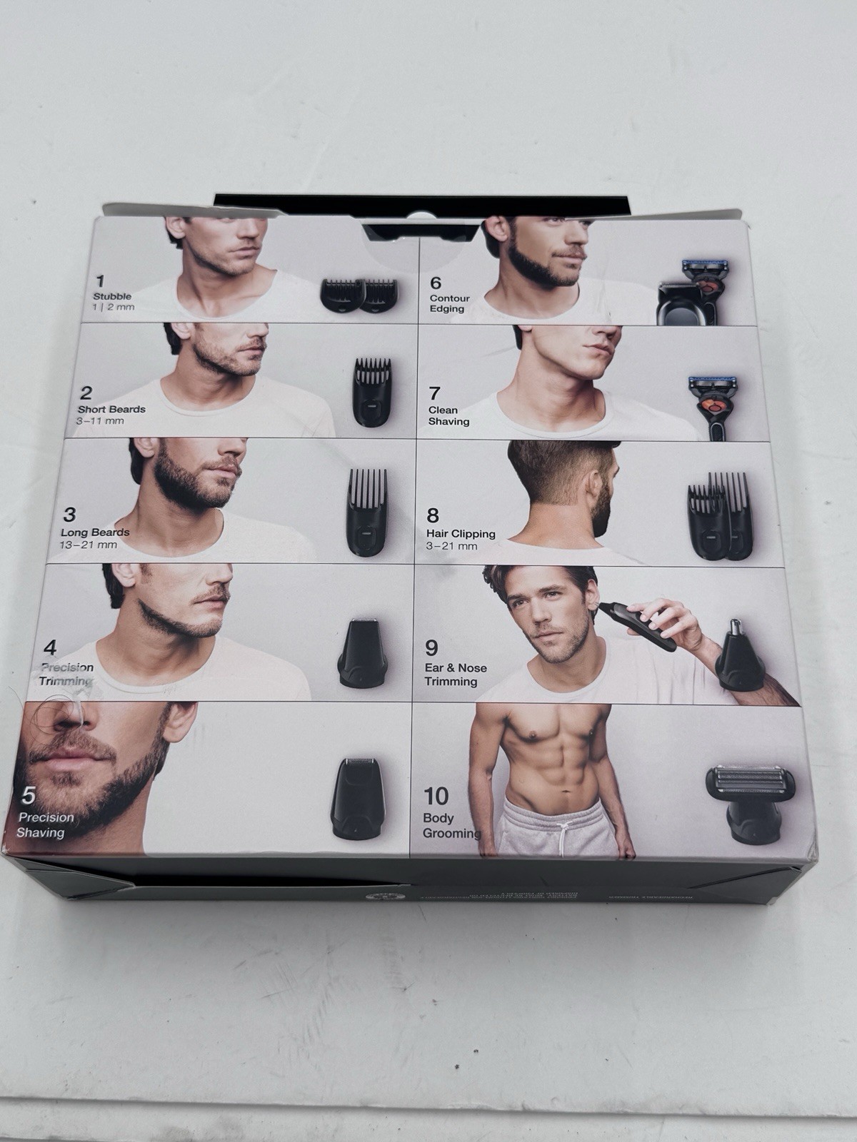 Braun MGK7321 220v 10-in-1 Face & Head, Beard Trimmer Hair Clipper