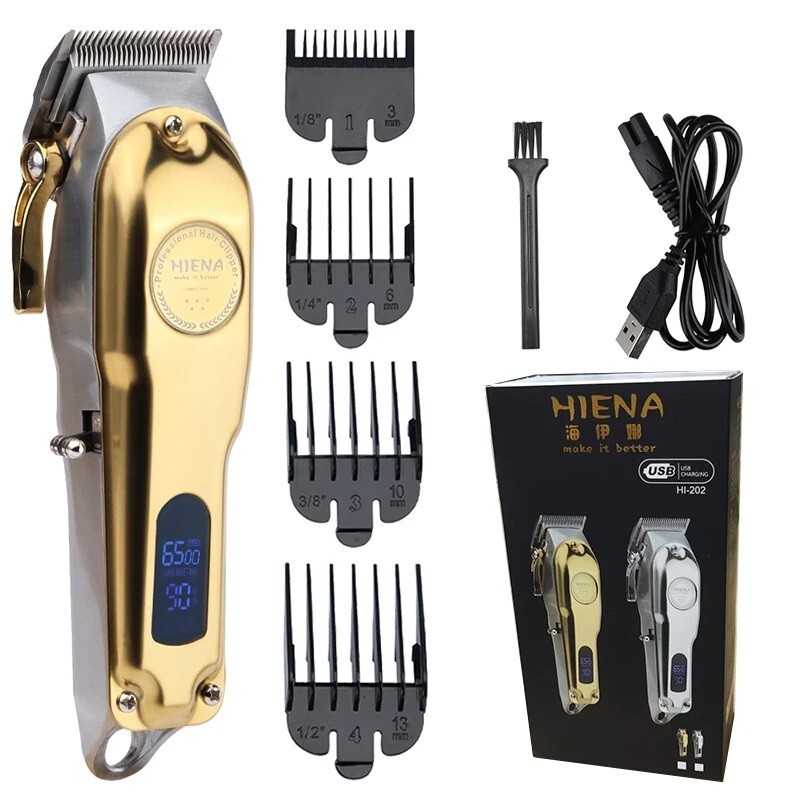 Cordless Professional Hair Clippers Trimmer Kit Men Cutting Machine Barber Salon