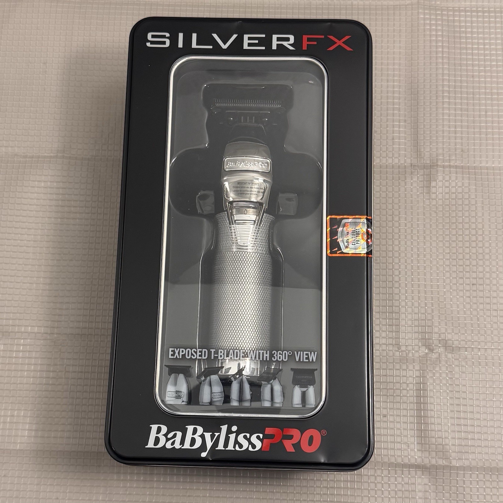 BaBylissPRO SILVERFX+ All-Metal Lithium Outlining Trimmer | FX787NS