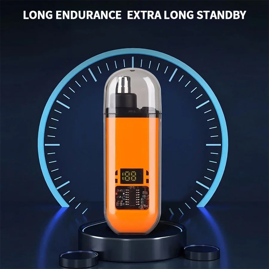 2in 1 Electric Ear & Nose Hair Trimmer Clipper 2024 Painless Eyebrow Groomer man
