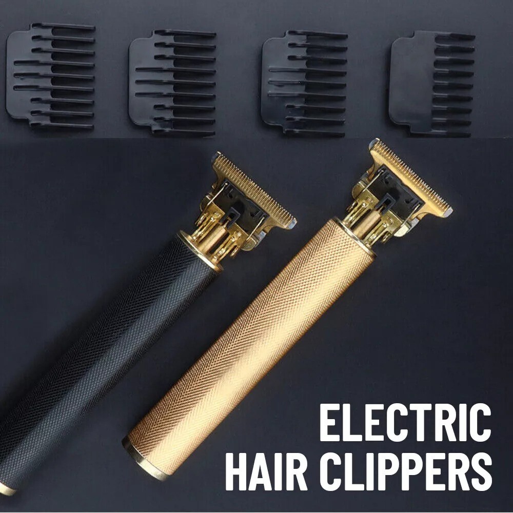 Men Portable Electric Hair Trimmer Cordless Clippers Beard Shaver Cutting LED