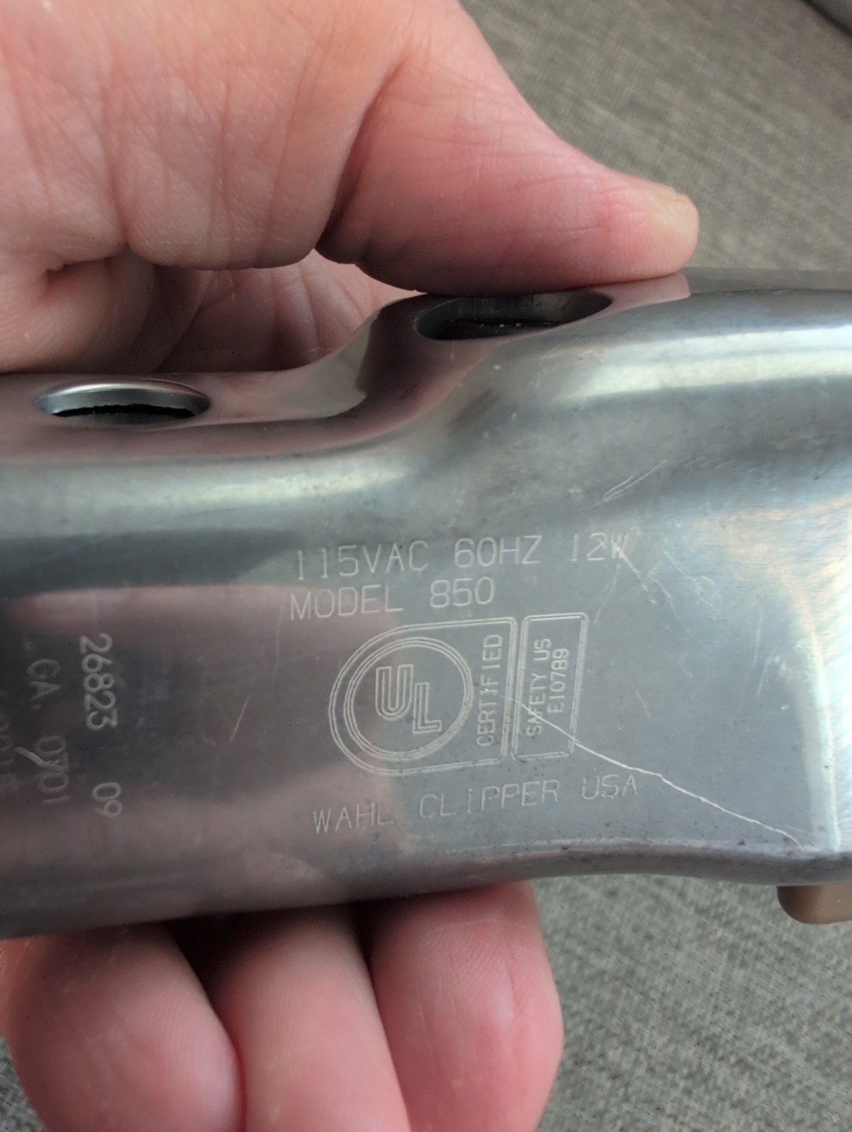 Wahl Professional 5-Star Senior Hair Clipper Model 850 Corded-Metal Housing Test
