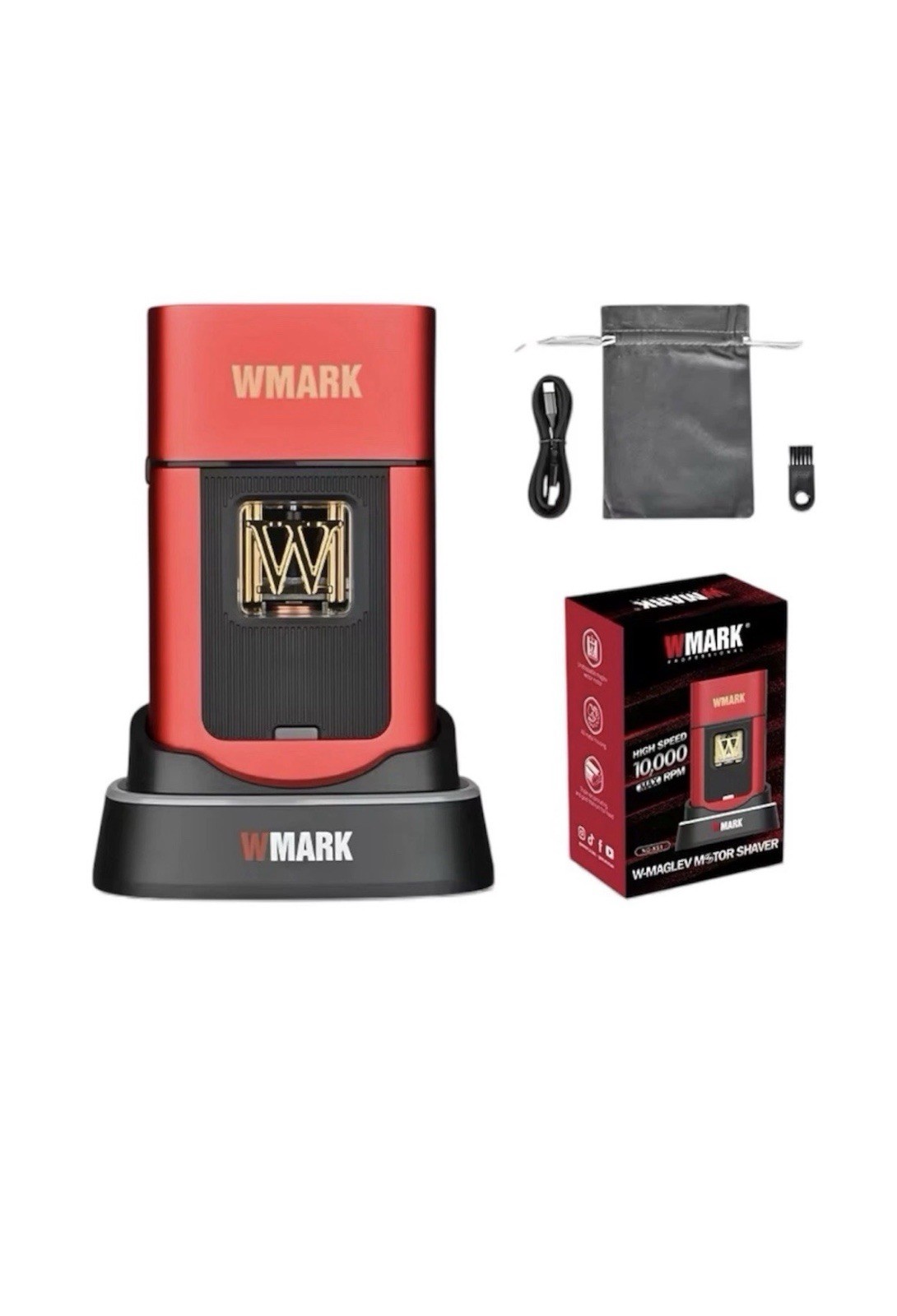 WMARK NG-XS1 Vector Motor Professional Hair Clipper 10000RPM Metal Body