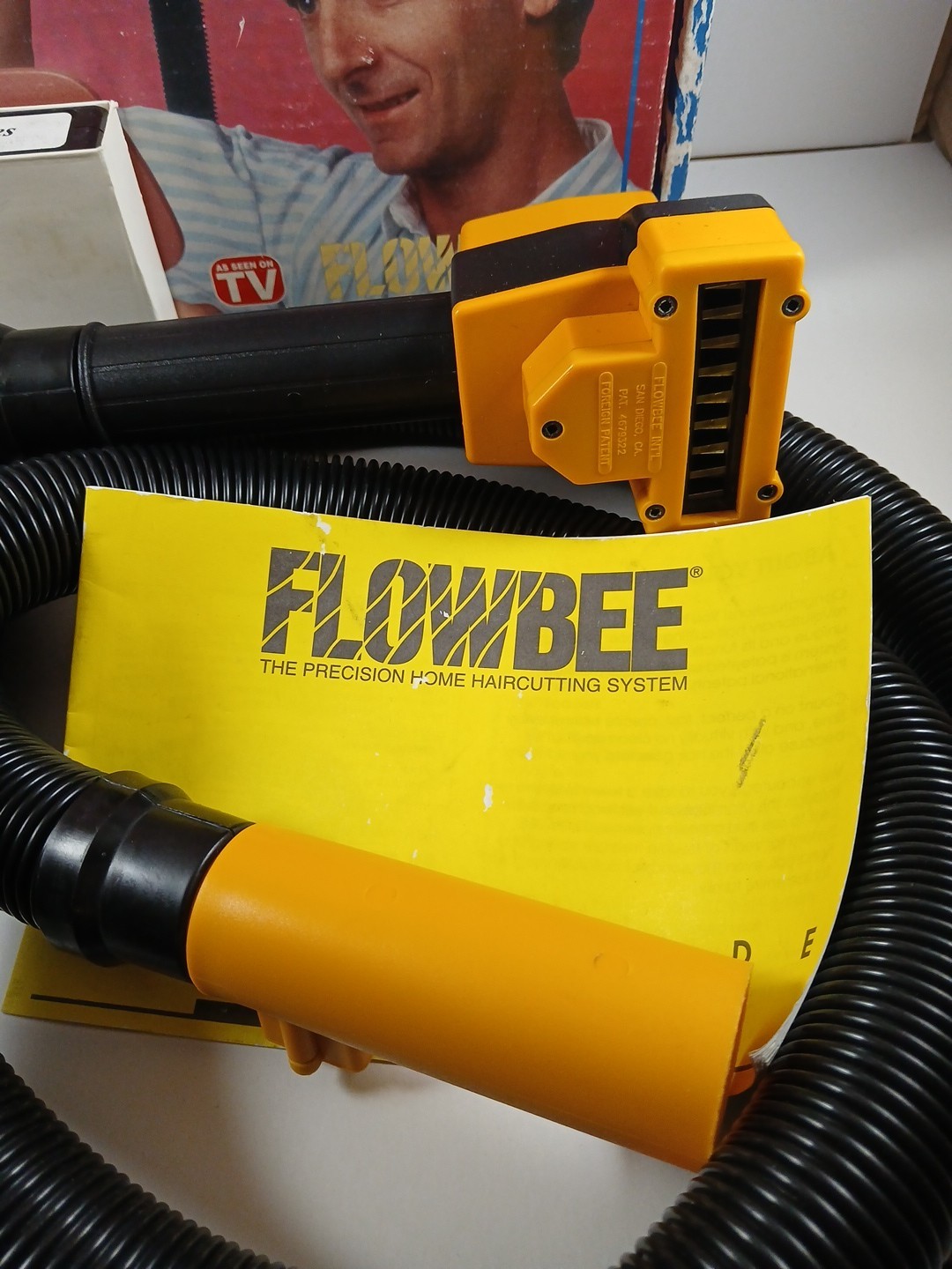 Flowbee Home Haircutting System W/ Box, VHS, And Accessories Tested
