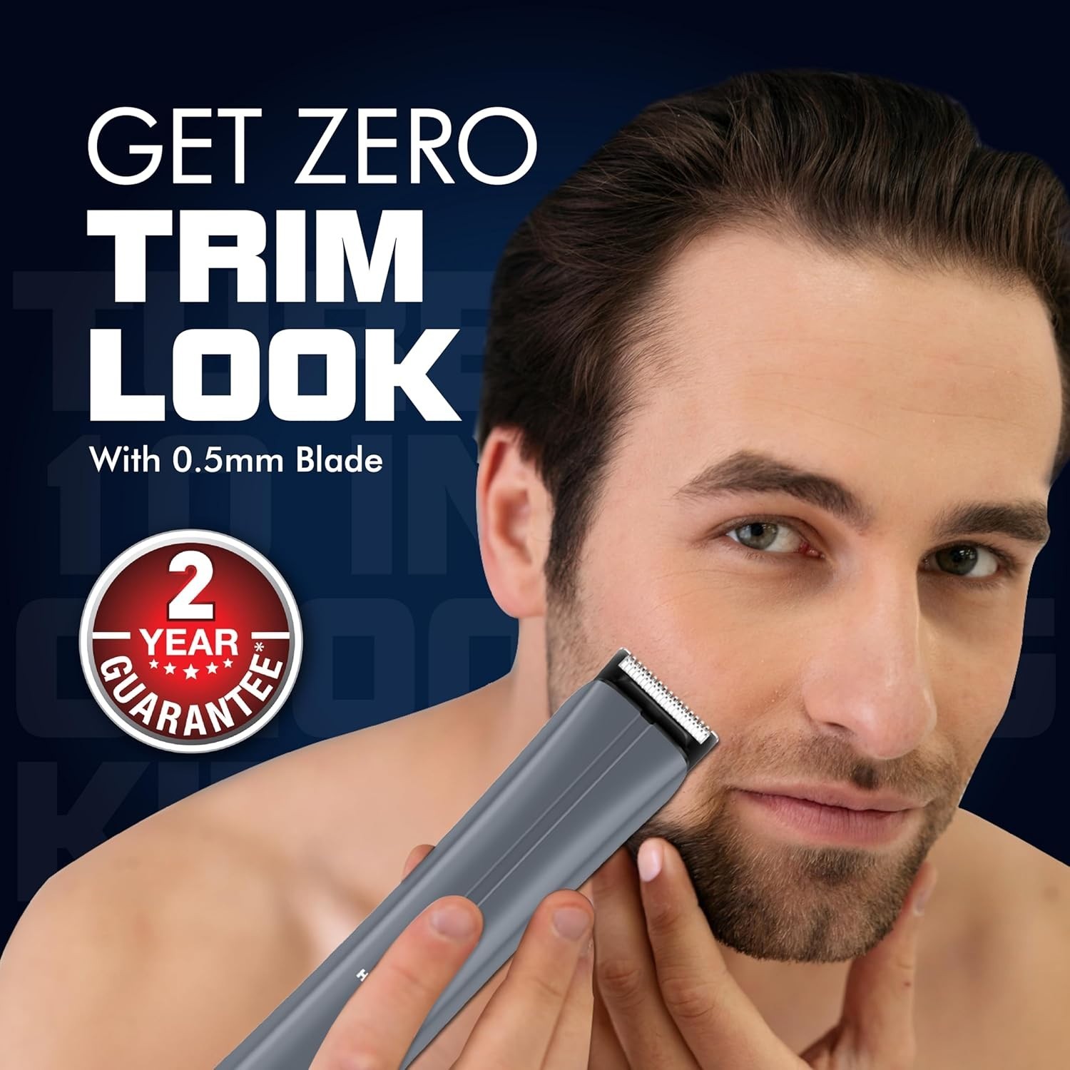 Havells 10-in-1 Grooming Kit, Hair, Face, Nose Trimmer, LED, 90 Min Runtime