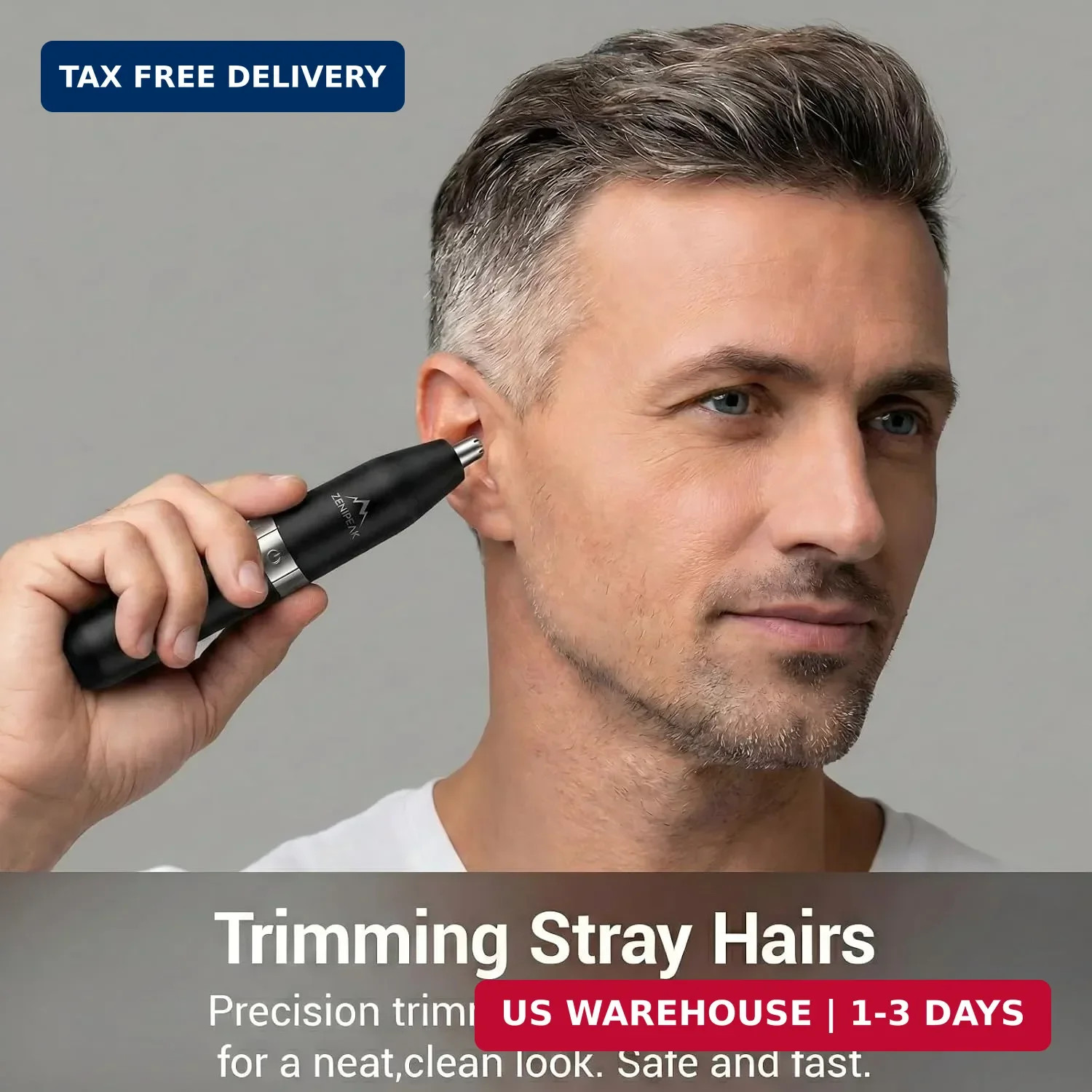 Professional Nose Hair Trimmer for Men & Women, USB-C Rechargeable Electric Ear