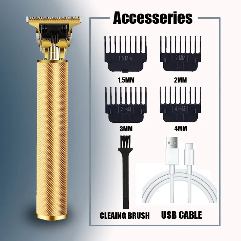 Electric Hair Cutting Machine Vintage T9 Clipper Hair Rechargeable Man Shaver Tr