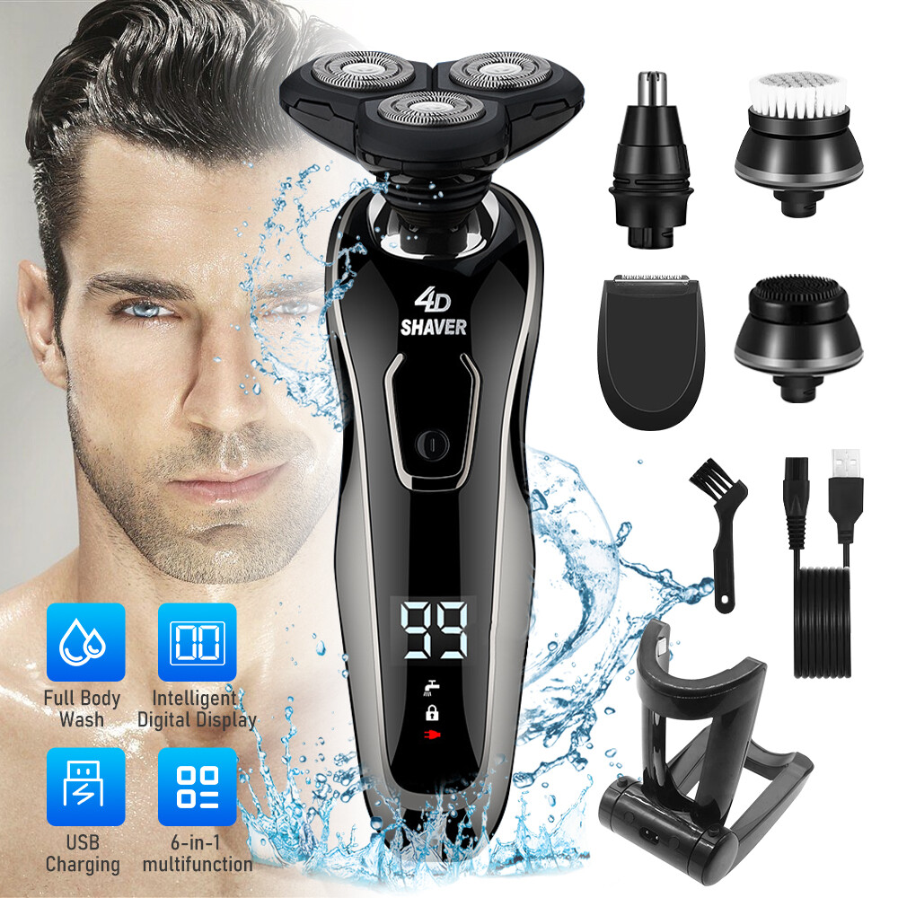 Men’s Electric Razor Cordless Shaver Beard Trimmer Shaving Machine Rechargeable