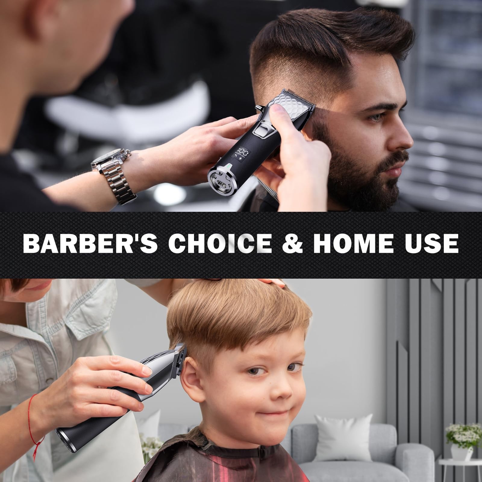 Fade King Hair Clippers for Men – Professional Clippers for Hair Cutting, Beard