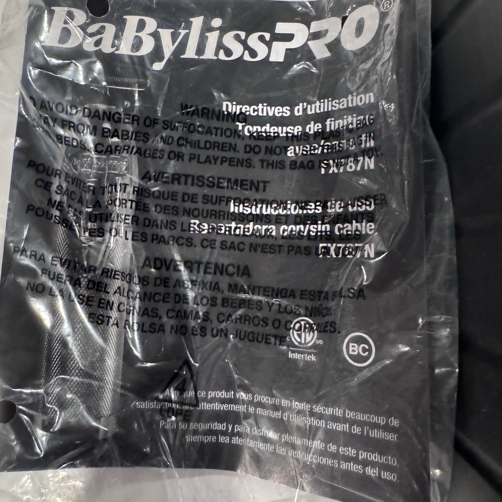 BaByliss Pro SilverFX+ Metal Lithium Outlining Trimmer