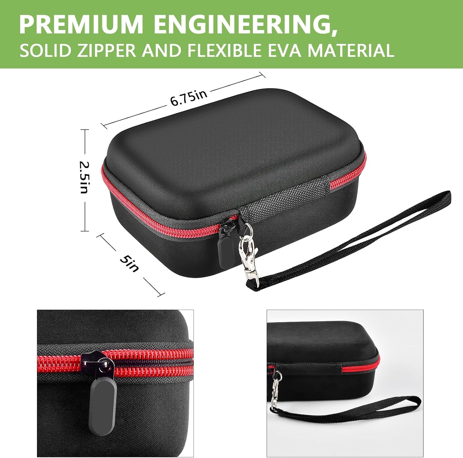 Hard Peanut Clipper Case for Wahl Trimmer Only EVA with mesh pocket users home