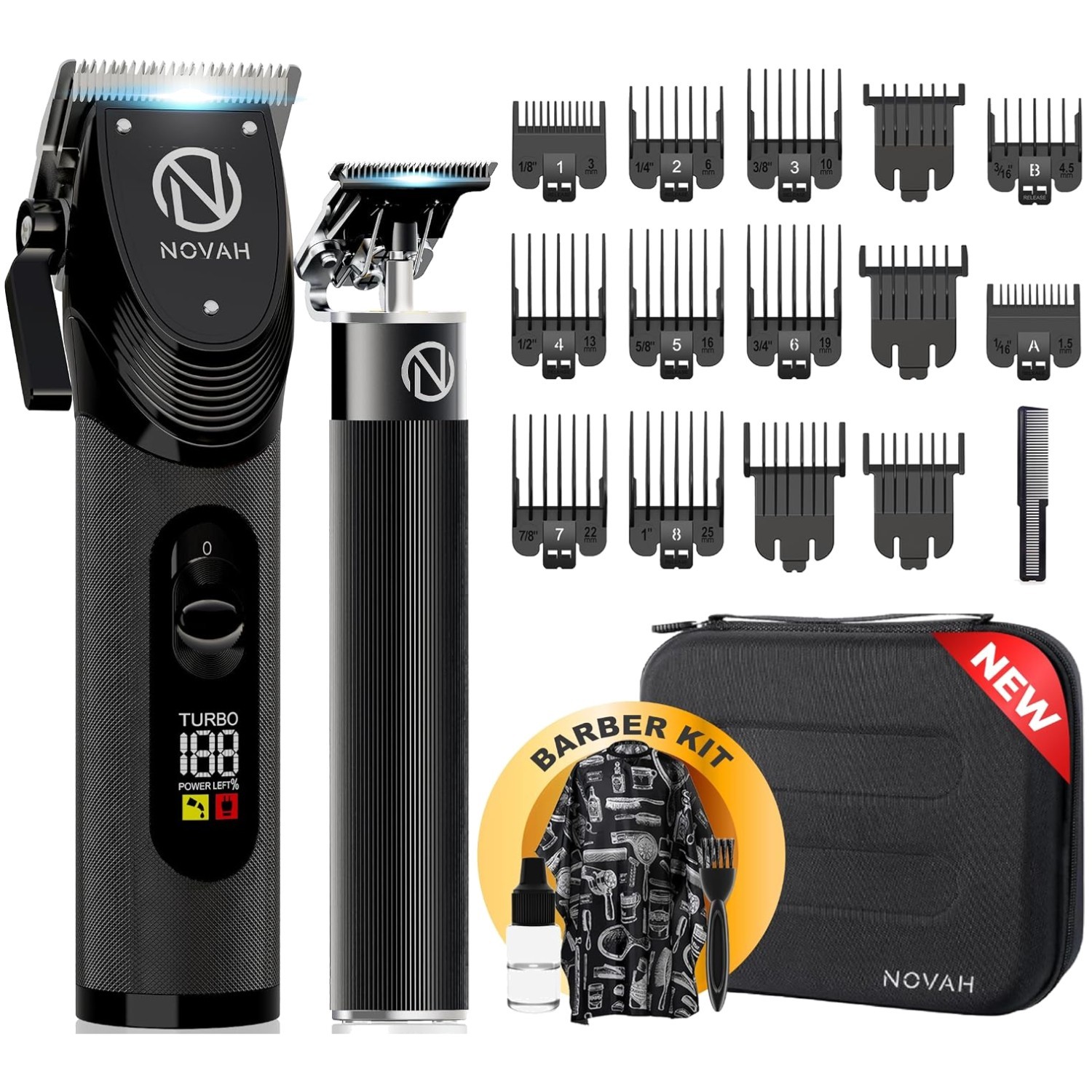 Novah Professional Men’s Hair Clippers Set