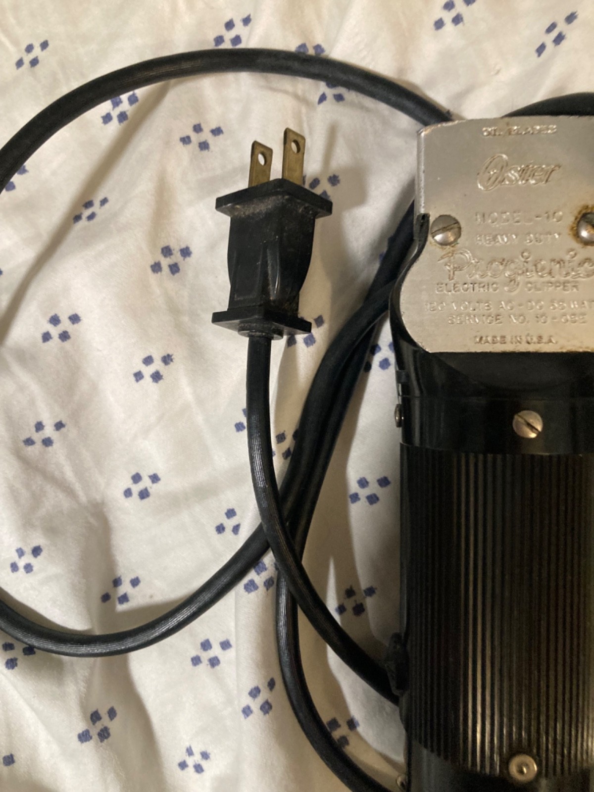 Vintage Oster Hair Clippers-Model 10 Progienic-Heavy Duty – Tested and Works