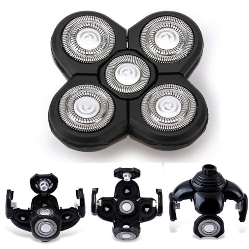 Freebird Head Shaver Blade Refills 5-Head Replacement Kit