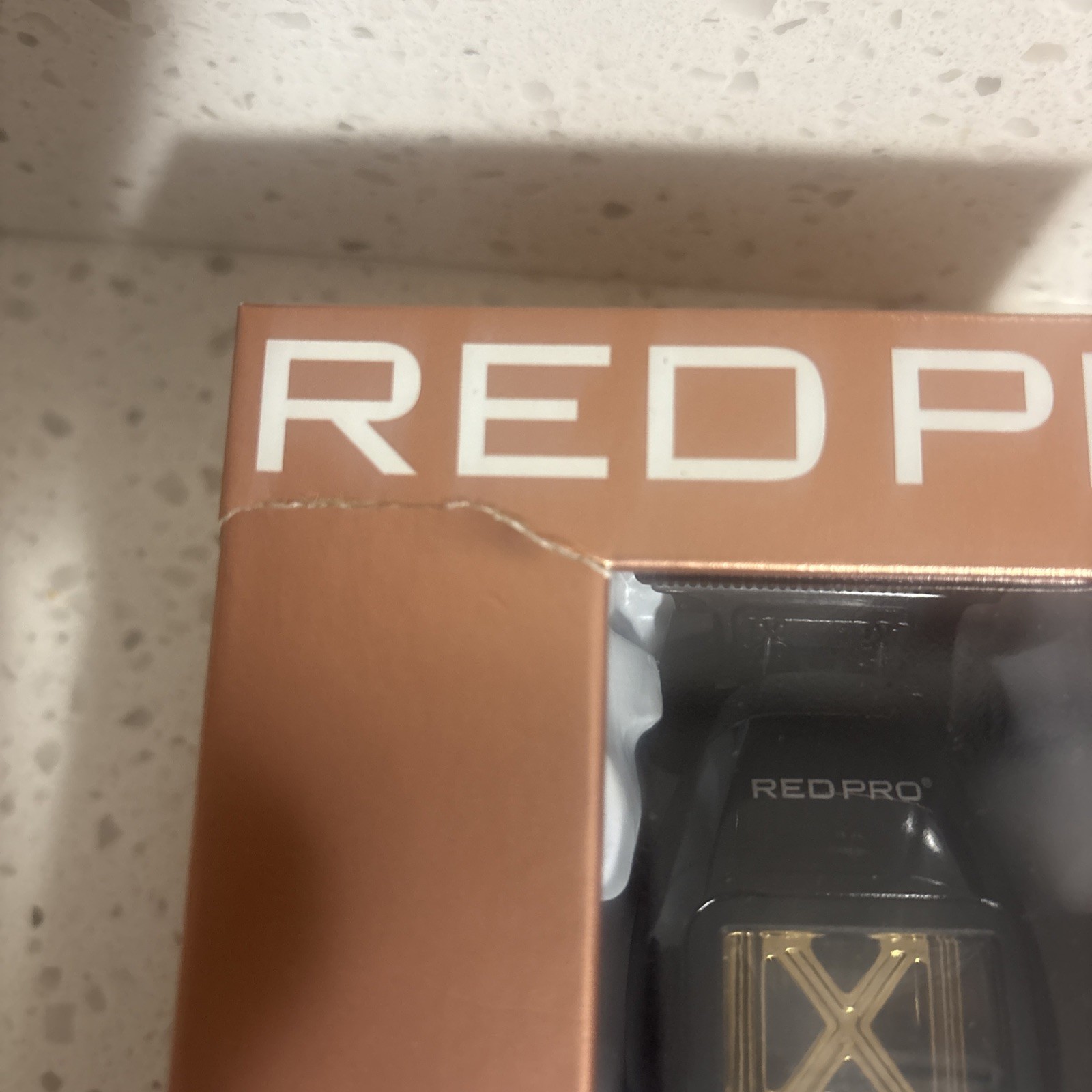 RED PRO X-KING Cordless Clipper Vector Motor Fade Blade USB 6 Guards Black