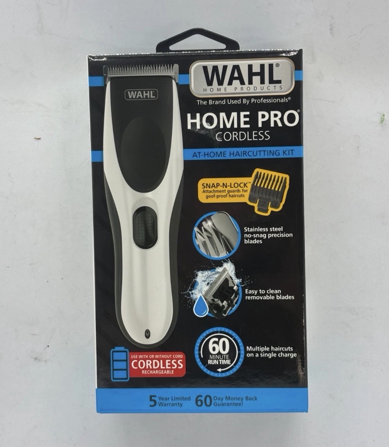 Wahl Home Pro Cordless Hair Clipper At-Home Haircutting Kit Open Box