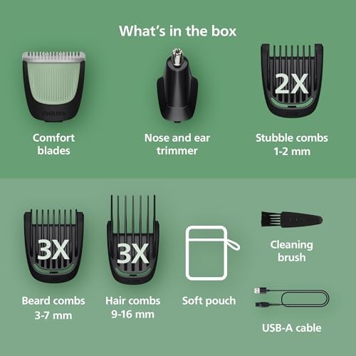 Philips Norelco 3000 All-in-One Trimmer 13-in-1 Beard Clipper MG3919/50