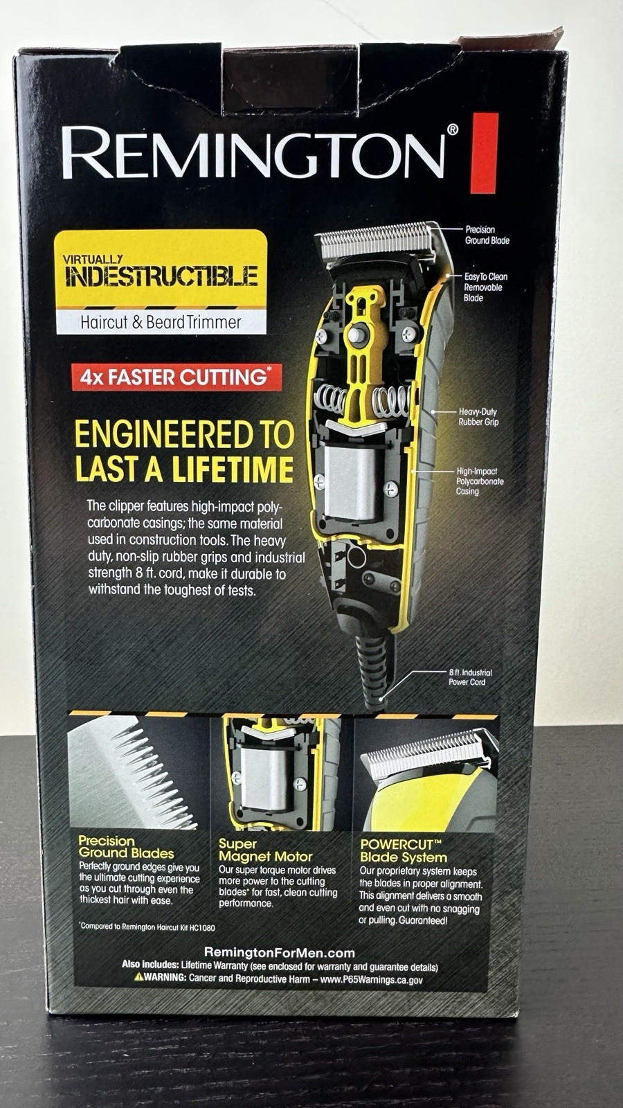 Remington Virtually Indestructible Haircut And Beard Trimmer 15 Piece Kit HC5855