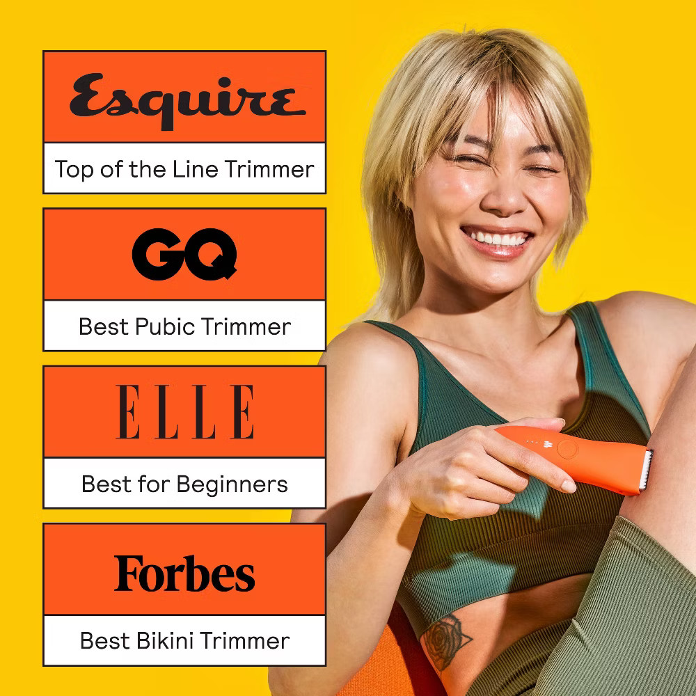 MERIDIAN Trimmer Premium, Pubic & Body Hair Trimmer for Men & Women,