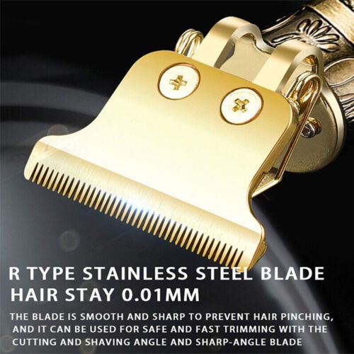 Beard Hair Trimmer for Men Professional Cordless Zero Gapped Edgers Clippers