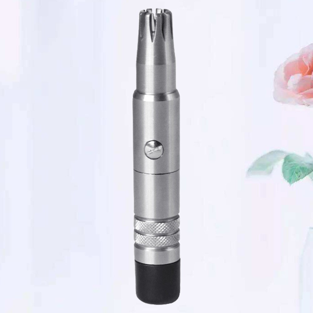 1PC Manual Stainless Steel nose trimmer men nose hair cutter Dual Shaver